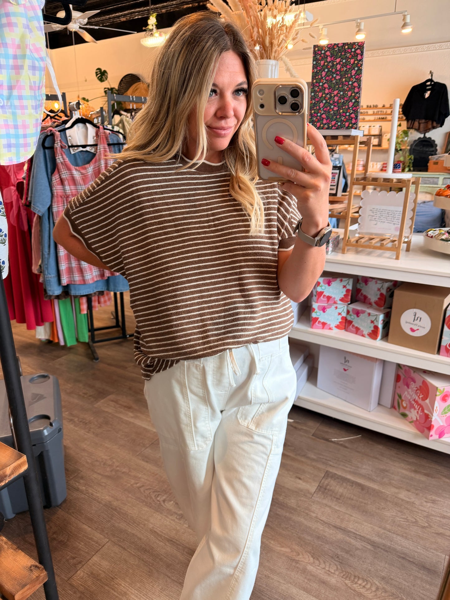 Brush It Off Knit Top
