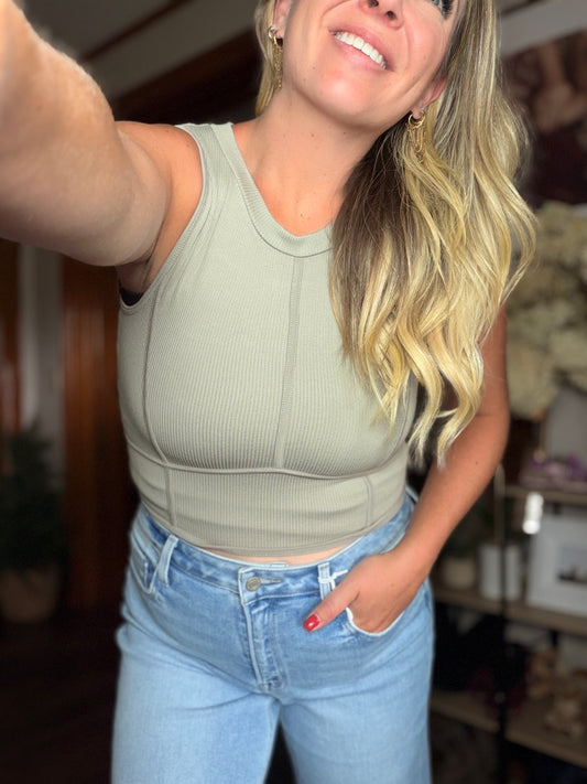 Smokey Corset Tank