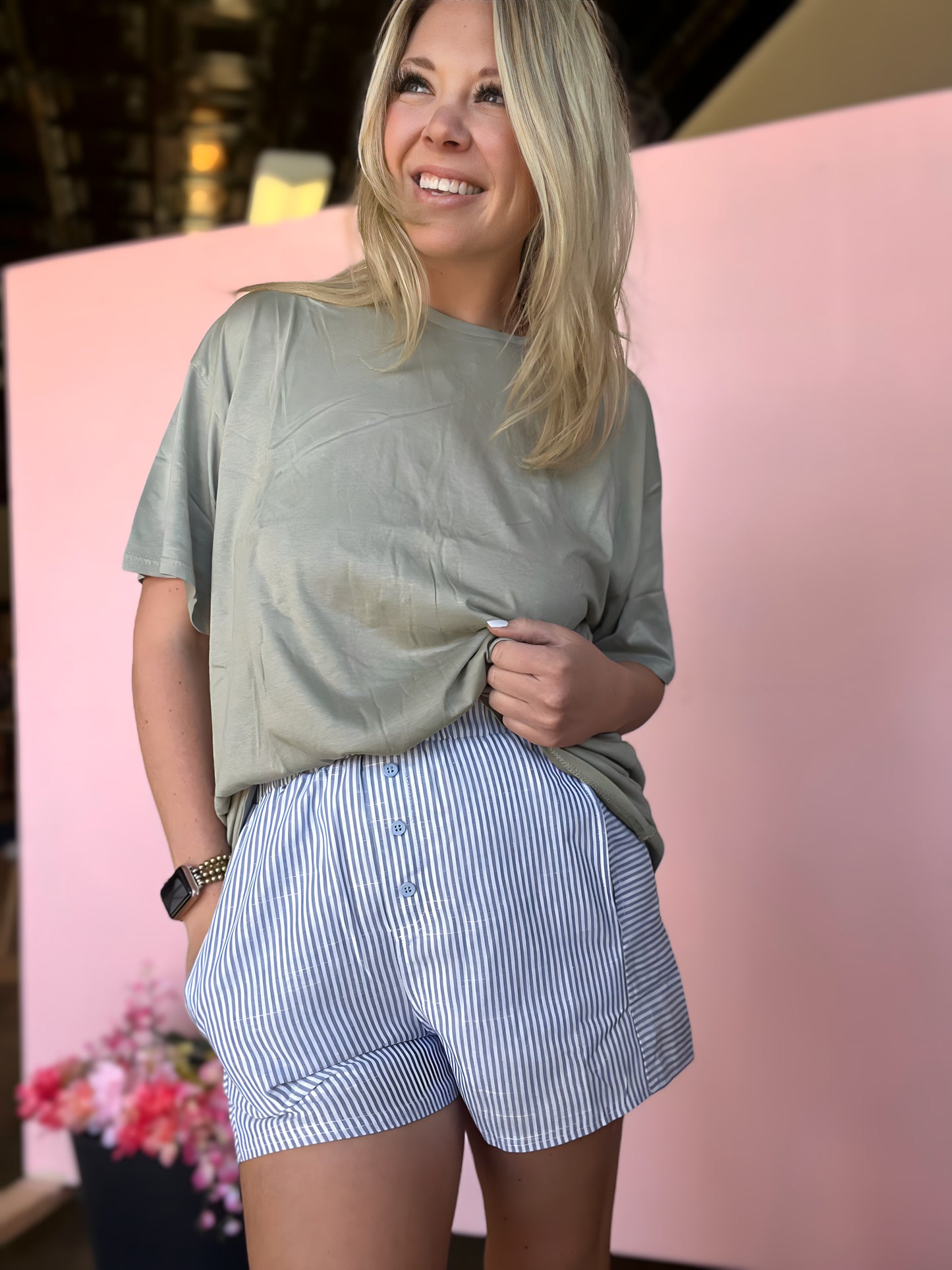 Fade Sage Oversized Tee