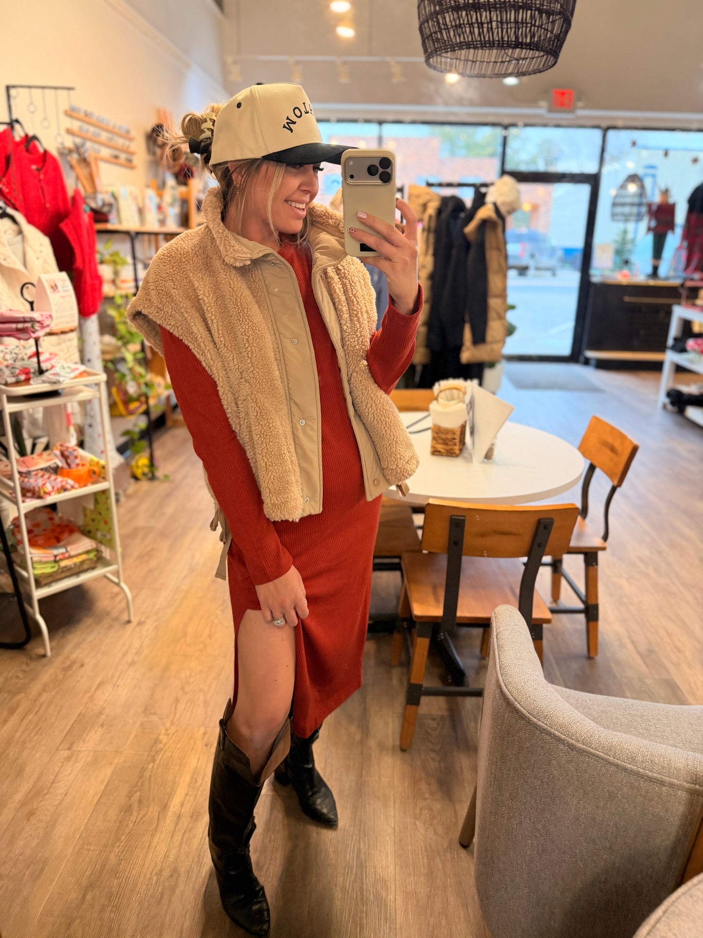 Amber Glow Dress