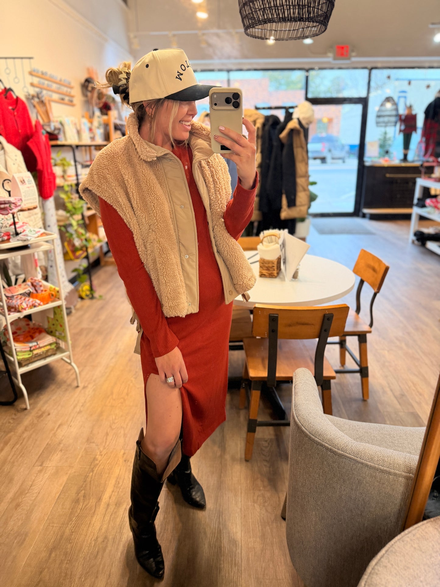 Amber Glow Dress