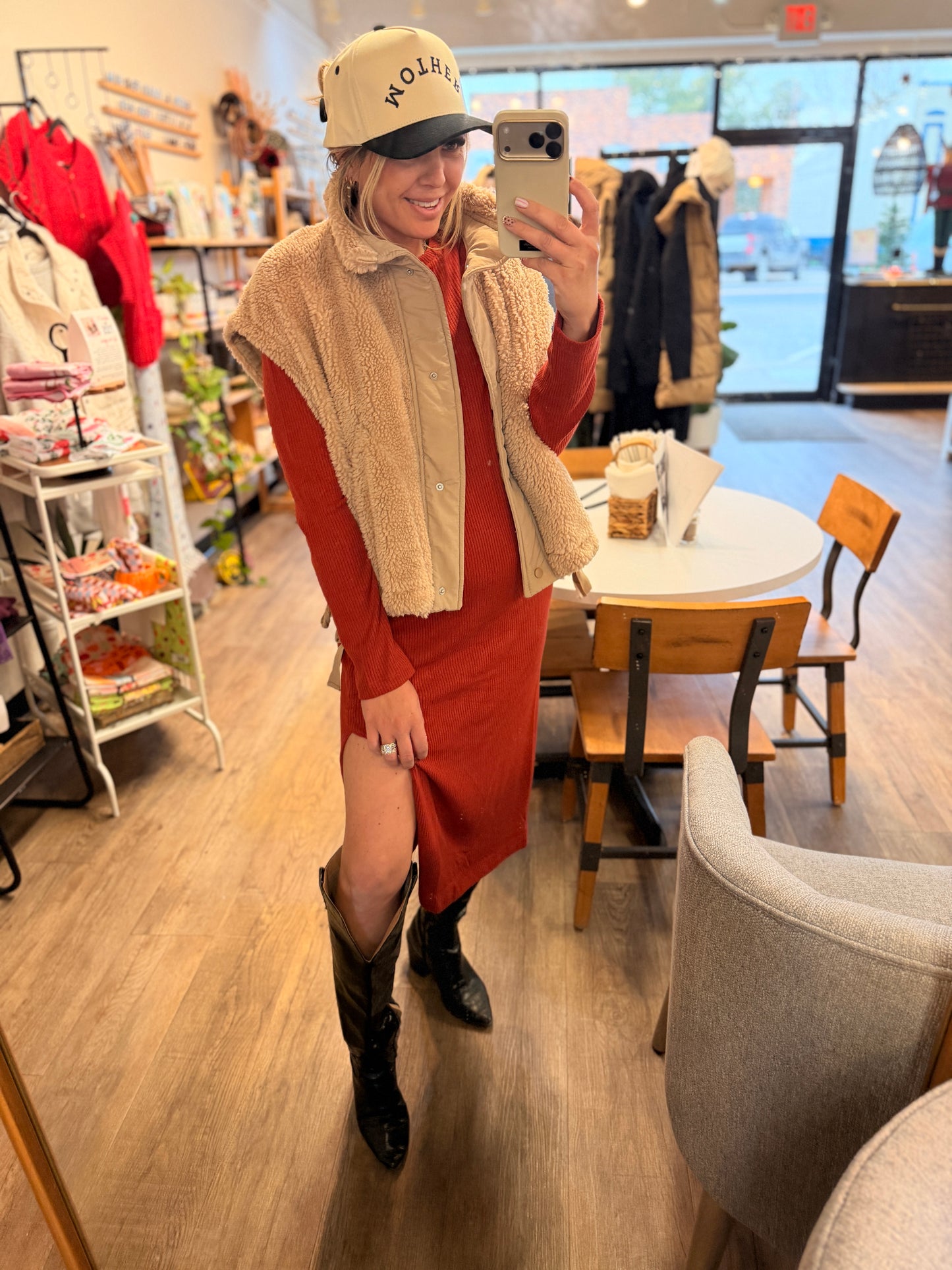 Amber Glow Dress