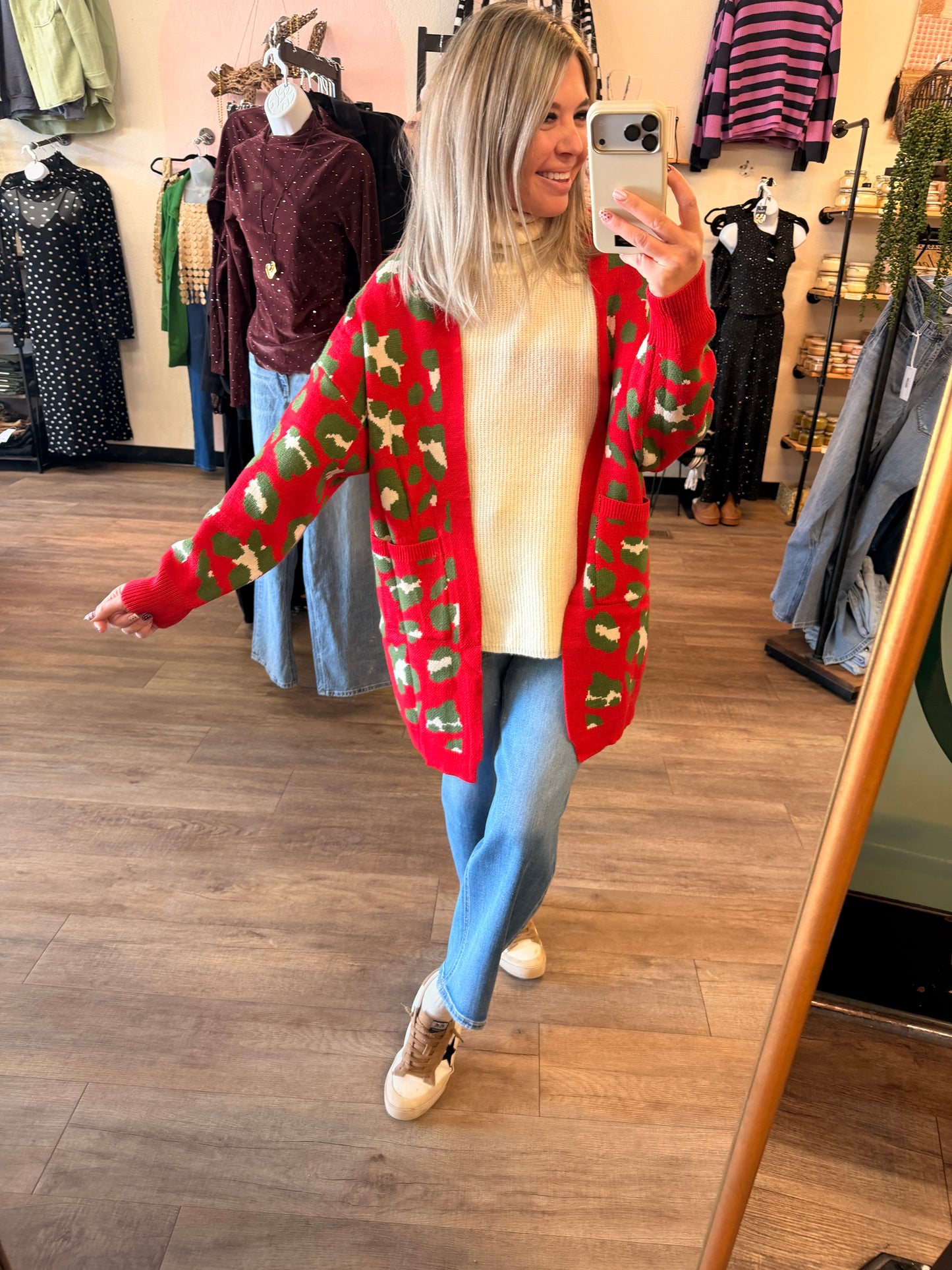 A Wild Holiday Cardigan
