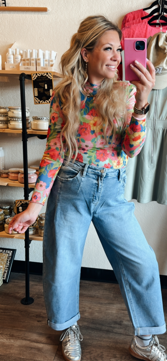 Vervet Jeans: Super High Rise Barrel Jean