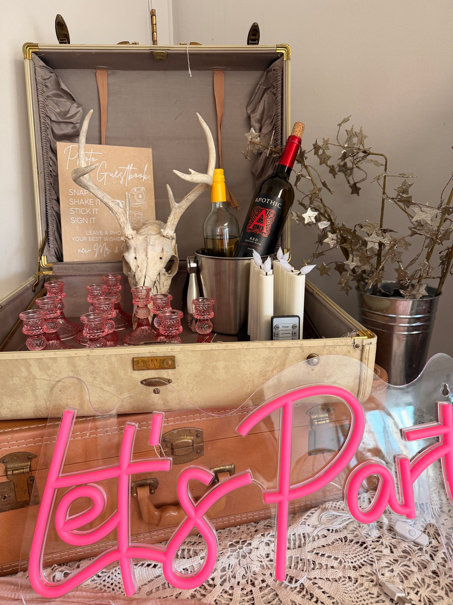 Light Pink Candle Sticks