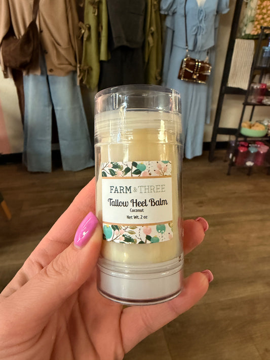 Farm & Three Tallow Heel Balm