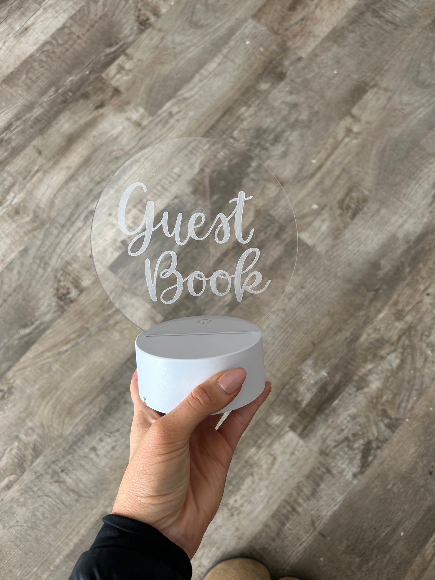 Guest Book Light Up Sign