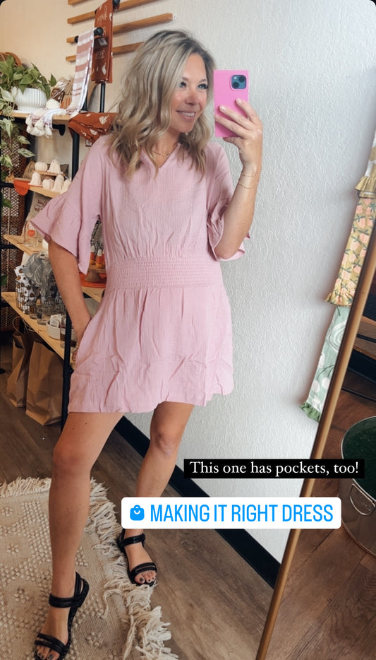 Making It Right Dress