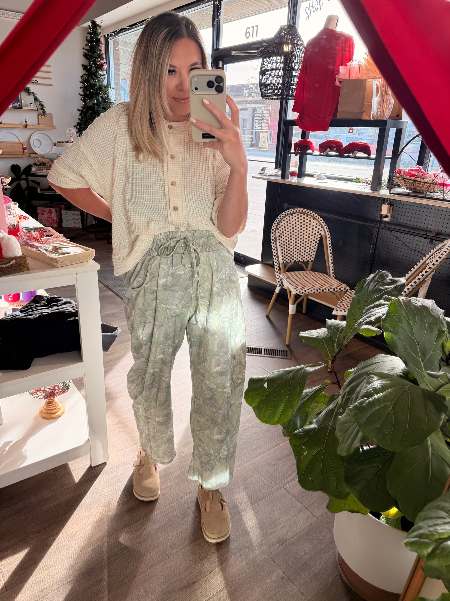 Camo Barrel Sweatpants