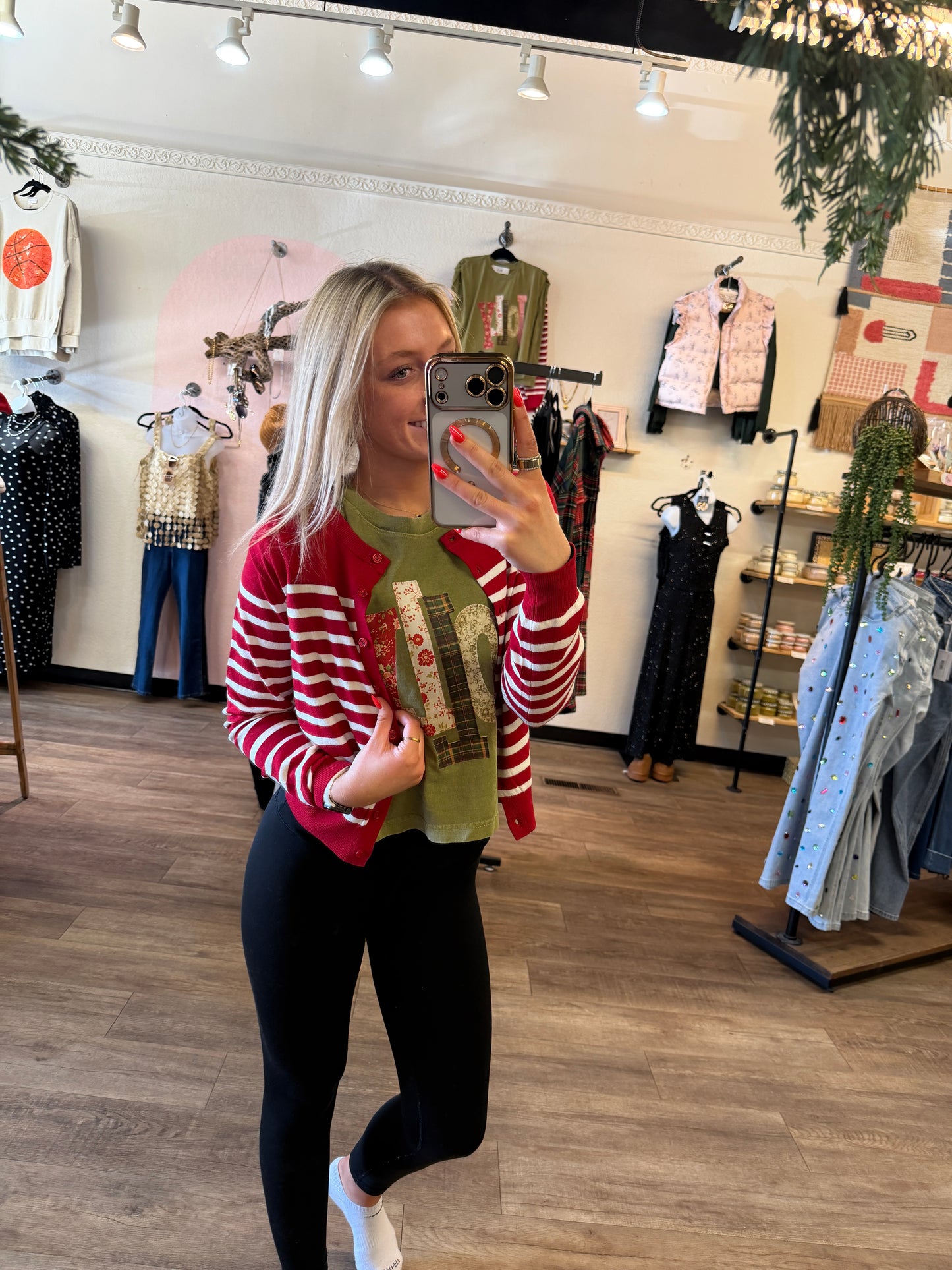 Candy Cane Lane Cardigan