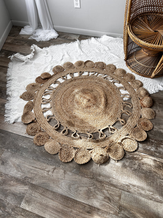 Brown Sun Rug