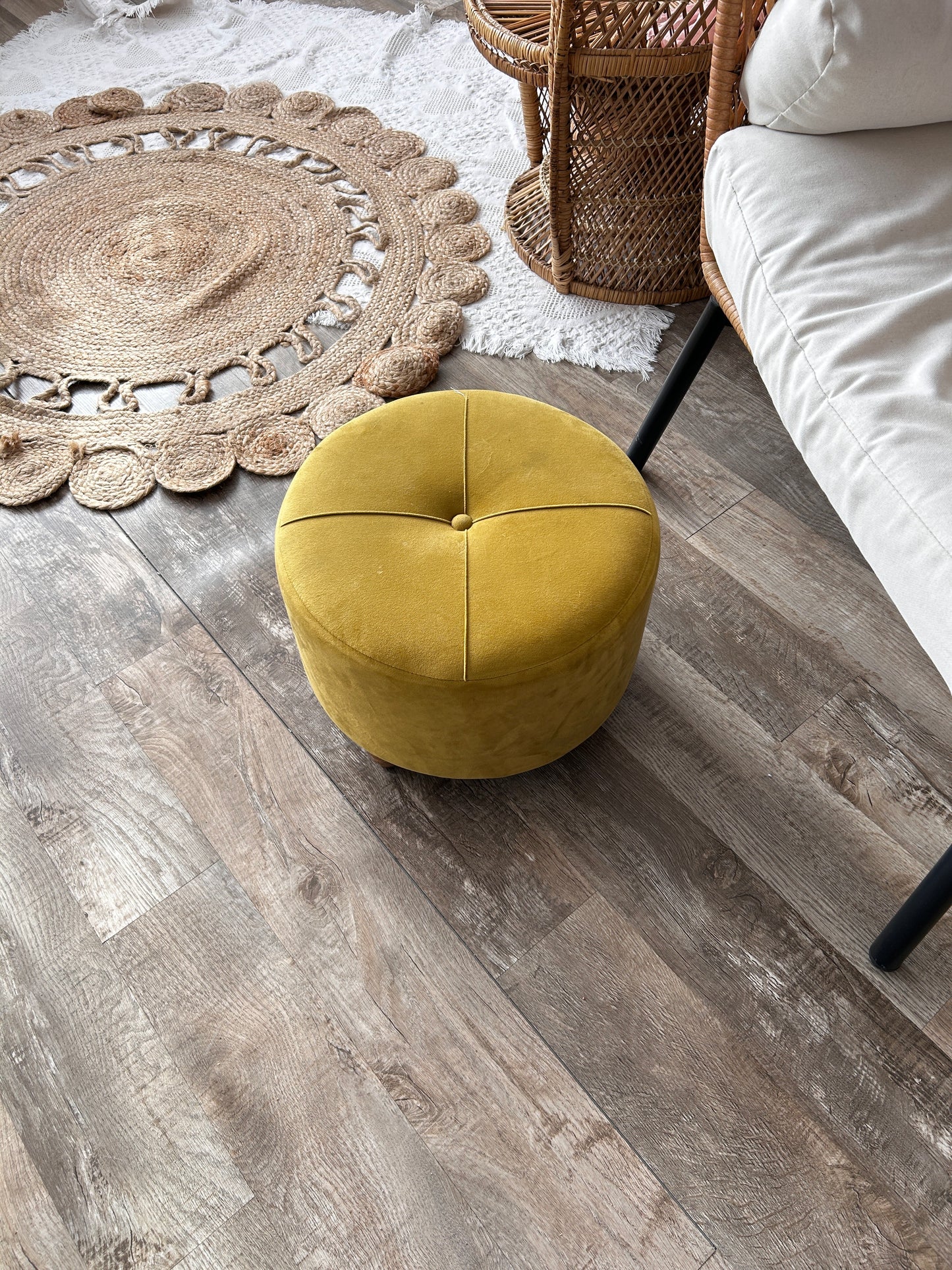 Olive Green Ottoman