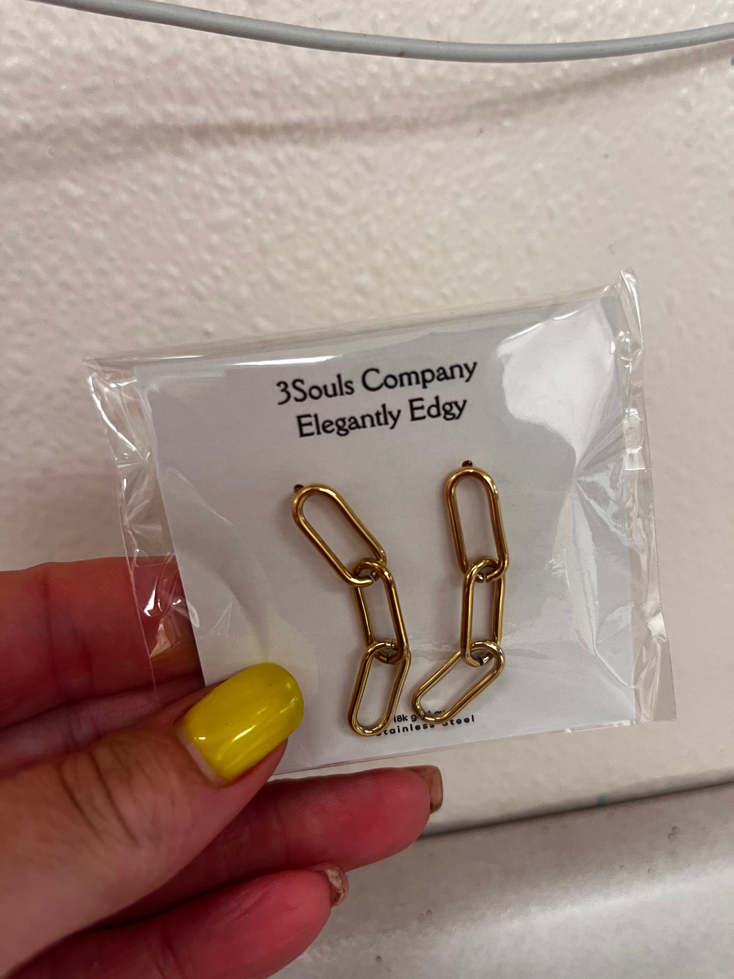 Oversized Paperclip Earrings