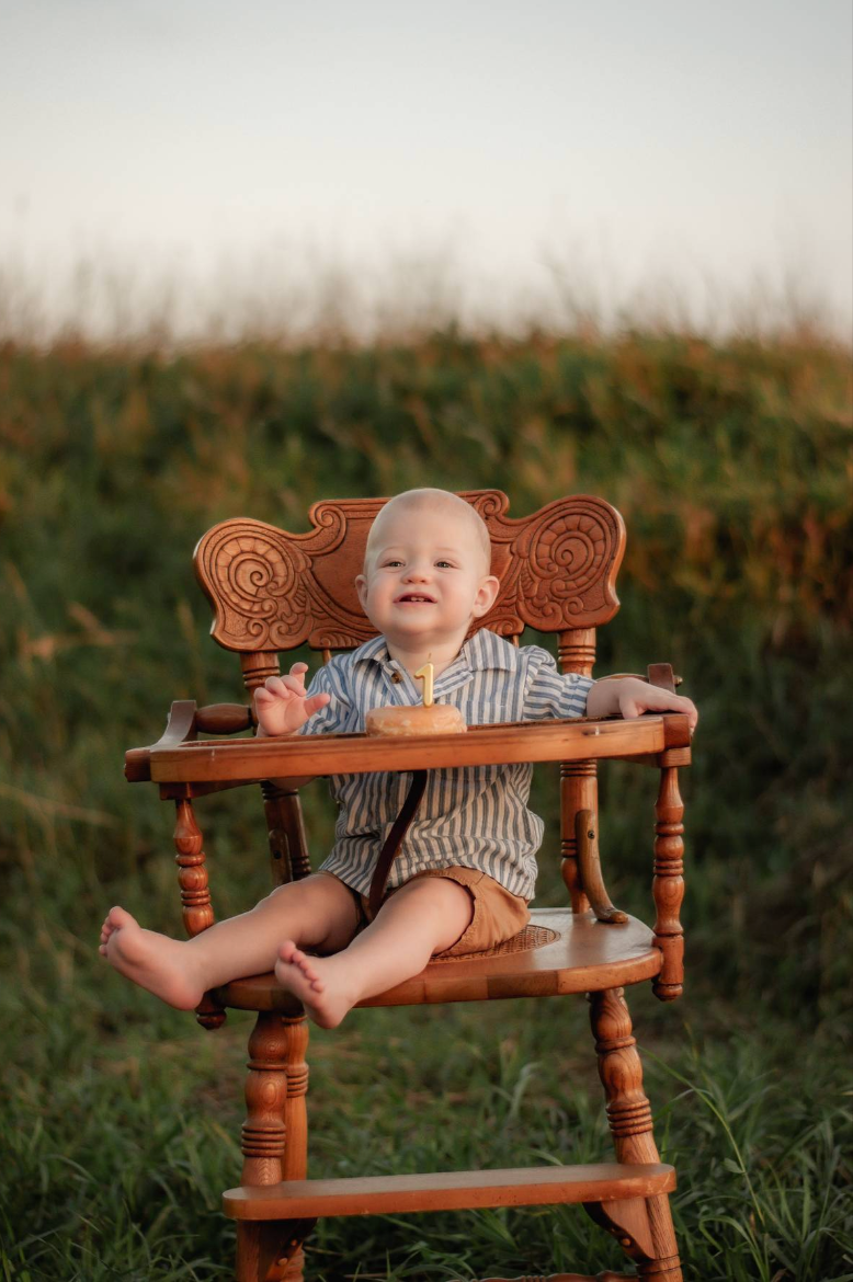 Wooden Baby High Chair