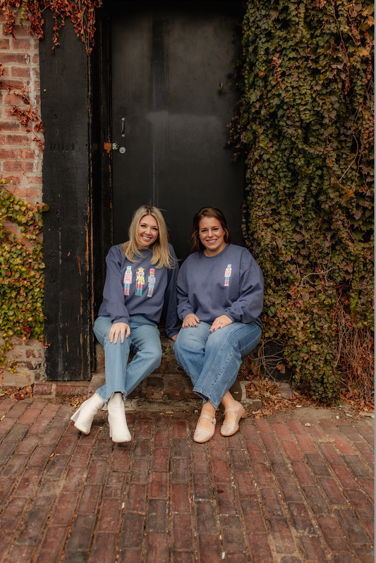 Sequined Nutcracker Sweatshirts