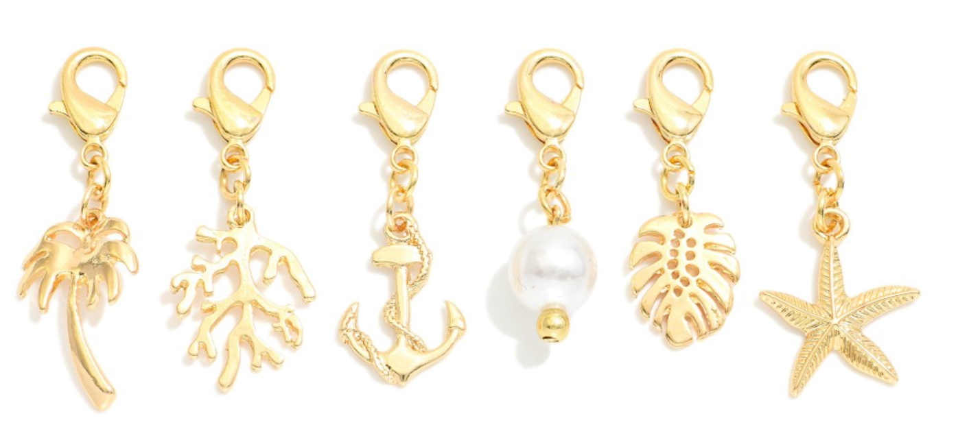 Necklace, Shoe, Hat, or Bag Charms (Beachy)