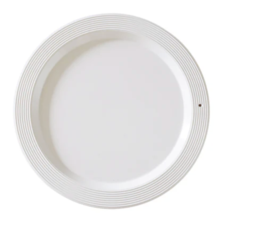 pinstripes melamine round platter