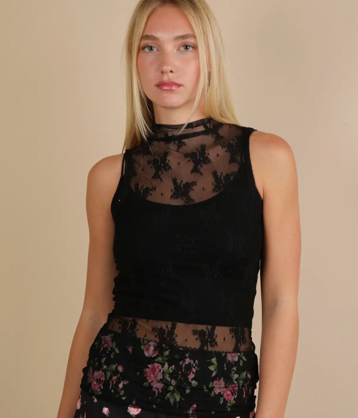 Mel Lace Top