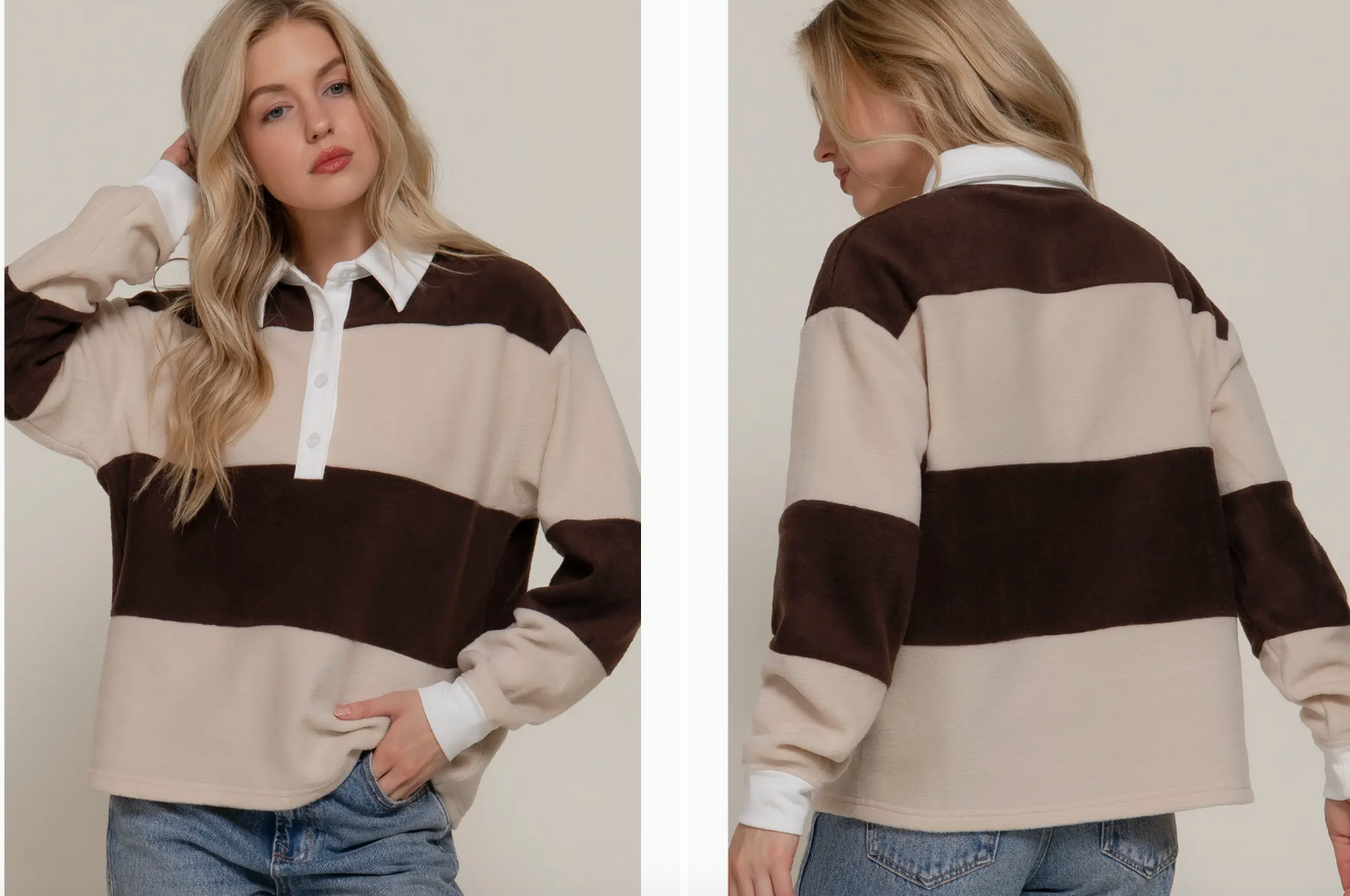 Renley Rugby Top (2 Colors)