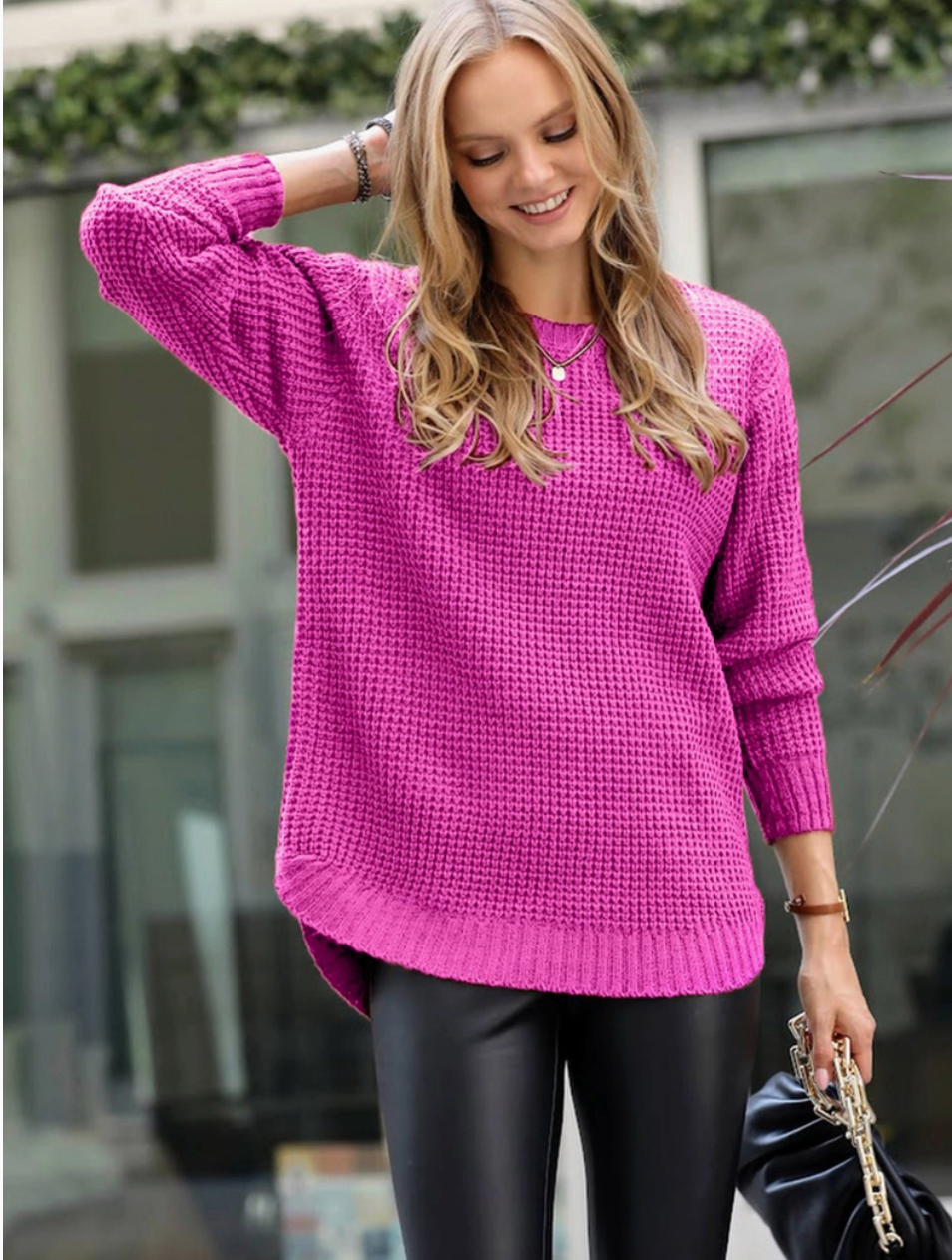 Fierce Fuchsia  Sweater