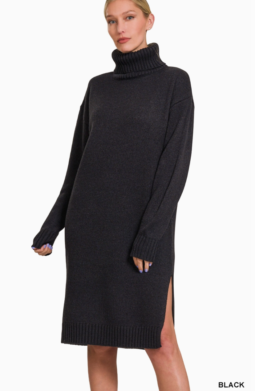 Fall Nights Sweater Dress