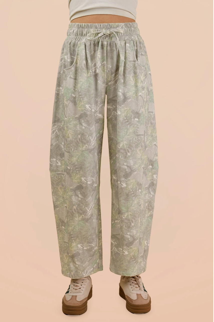 Camo Barrel Sweatpants