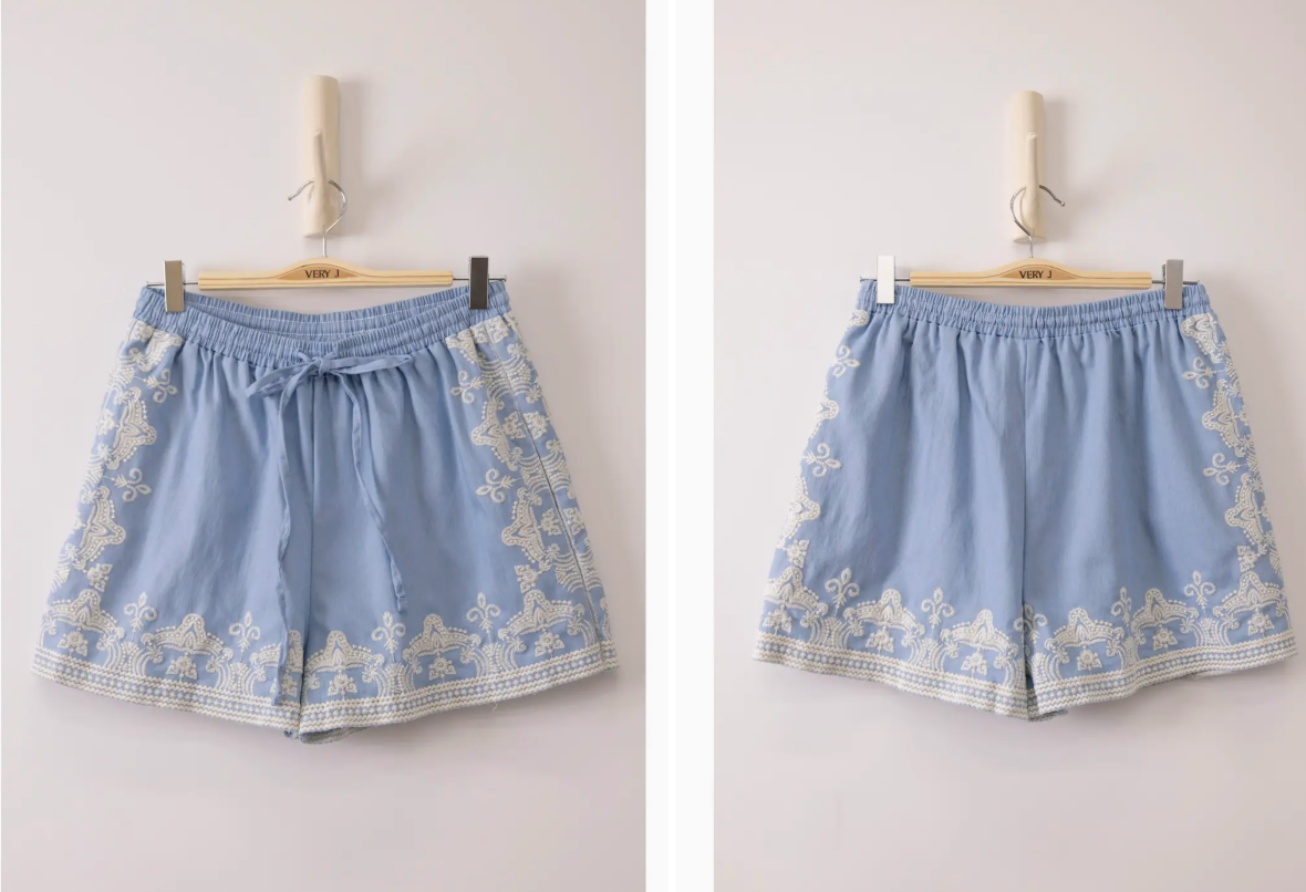 Junie Chambray Shorts