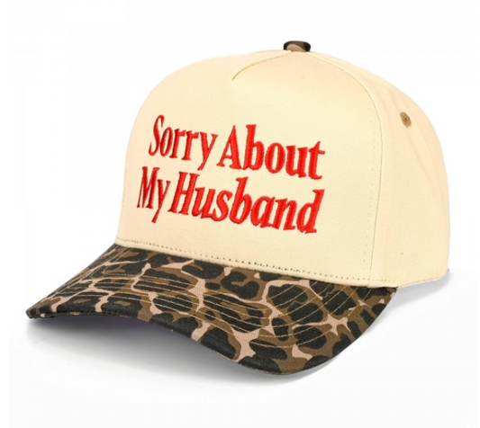Sorry About My Husband Cap