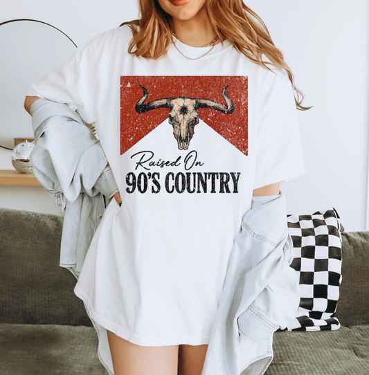 Raised On 90's Country Graphic Tee