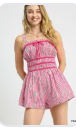 Pretty in Pink Romper