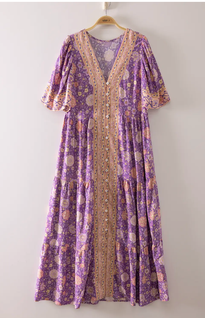 Boho Era Midi Dress