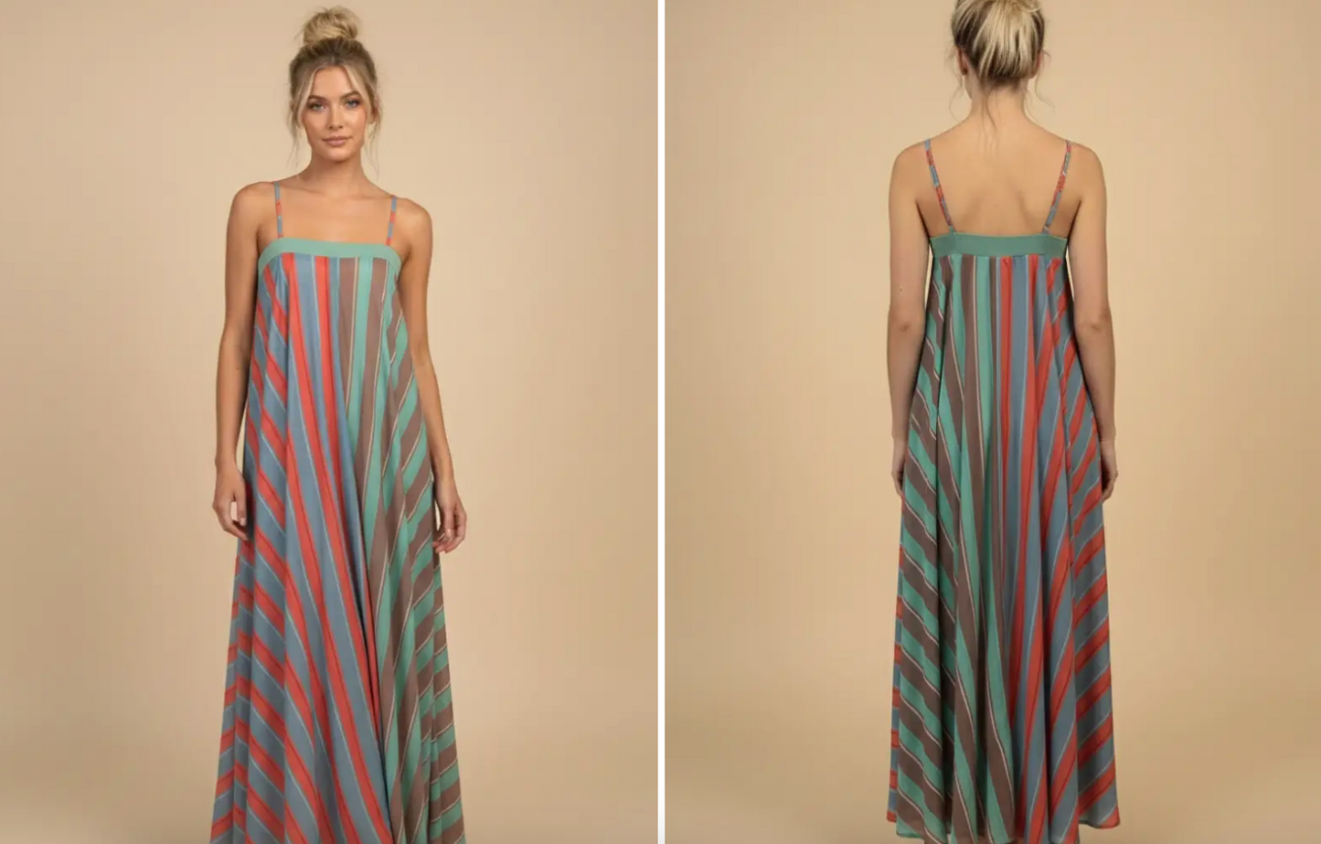 The Serafina Striped Maxi