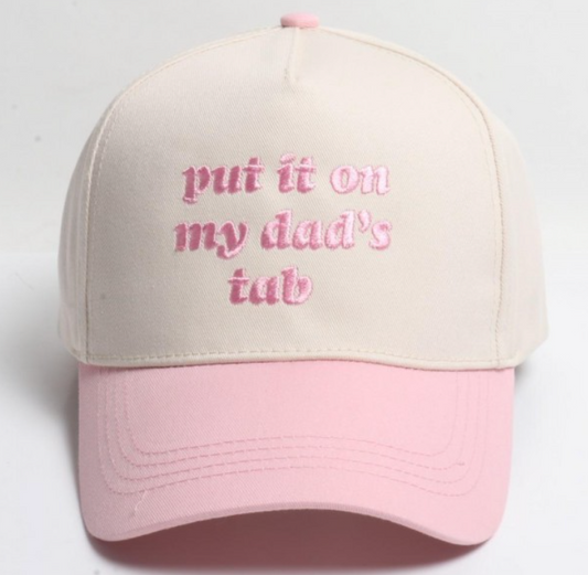 Put It on My Dad's Tab
