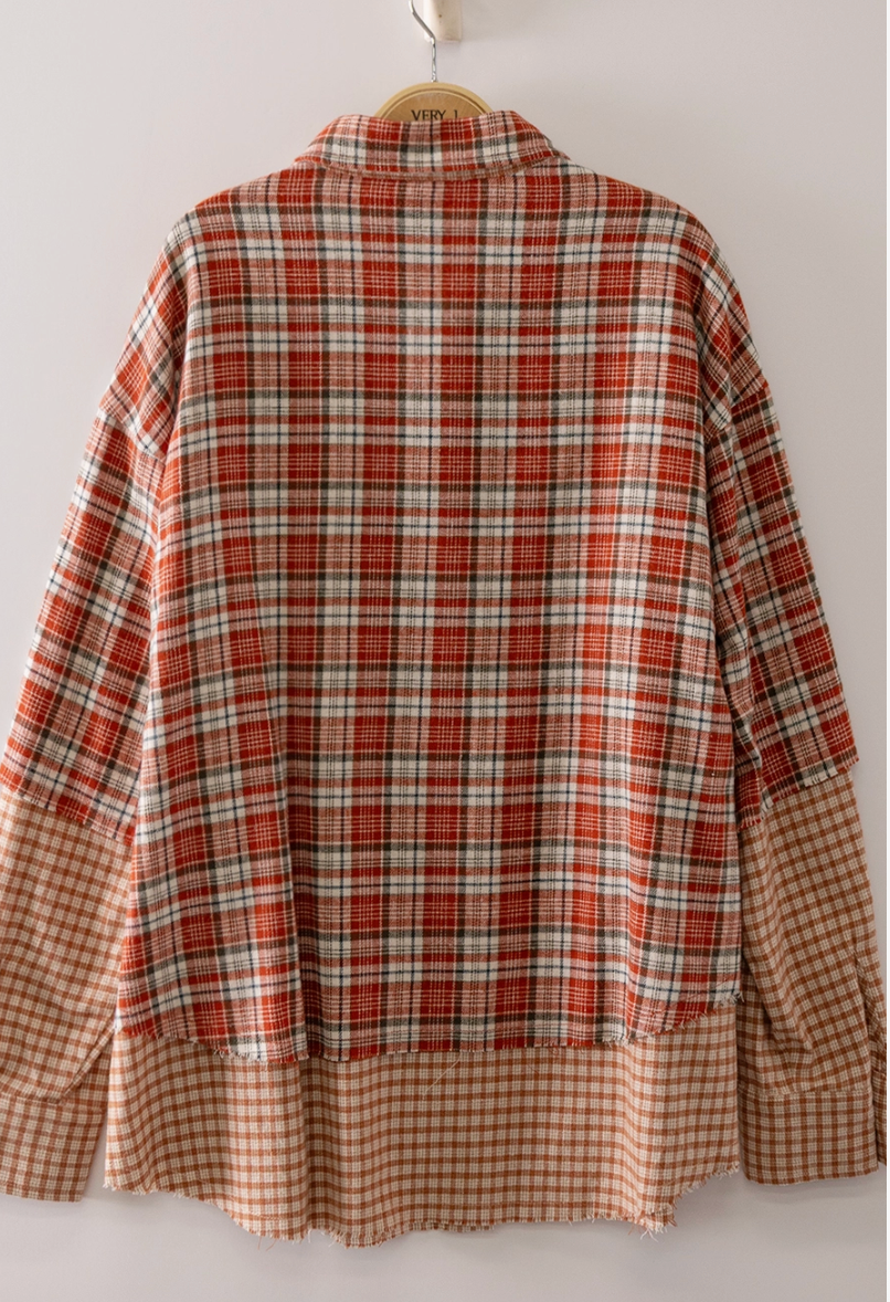 Plaid & Patch Shacket