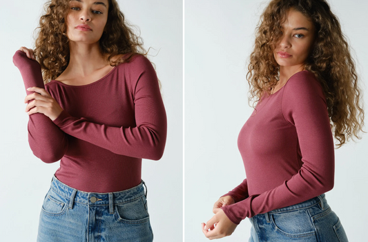Barely There Boatneck Top