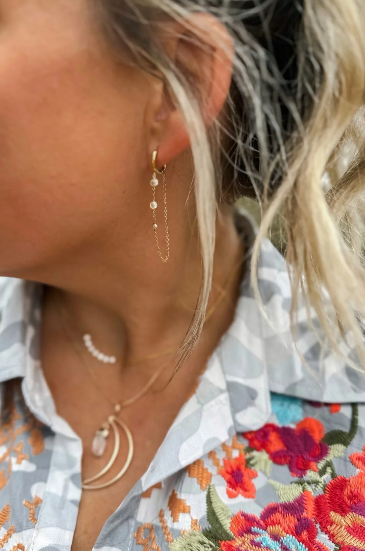 Diamond Cascade Earrings
