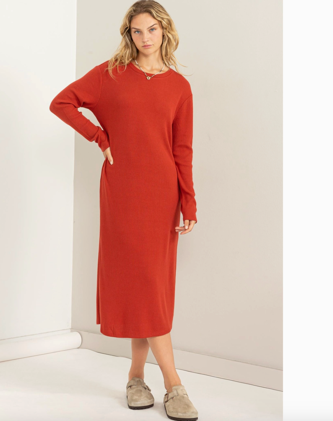 Amber Glow Dress