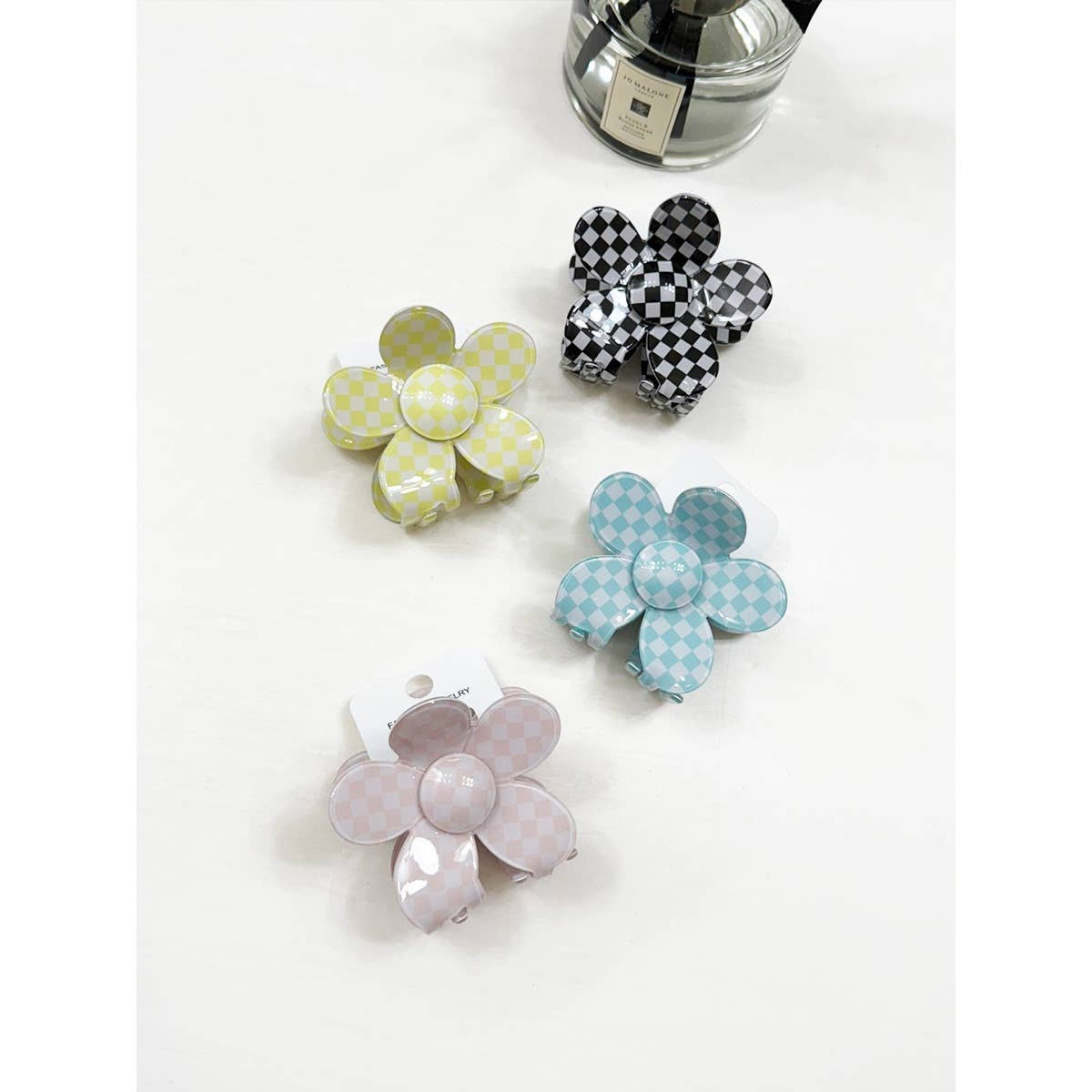 Maisy Daisy Checkered Hair Claw Clip