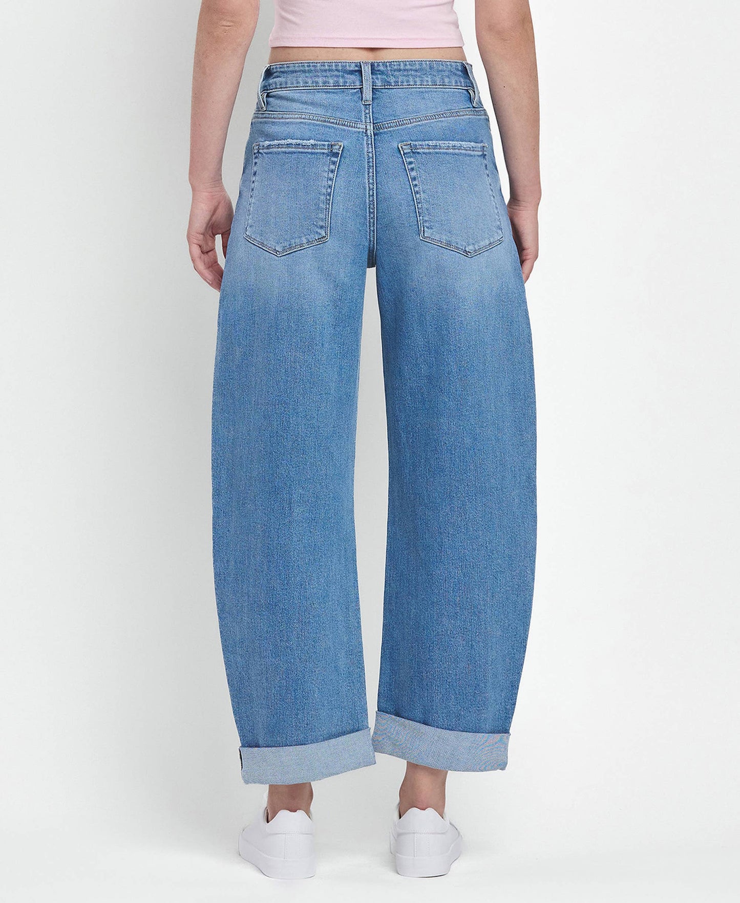 Vervet Jeans: Super High Rise Barrel Jean