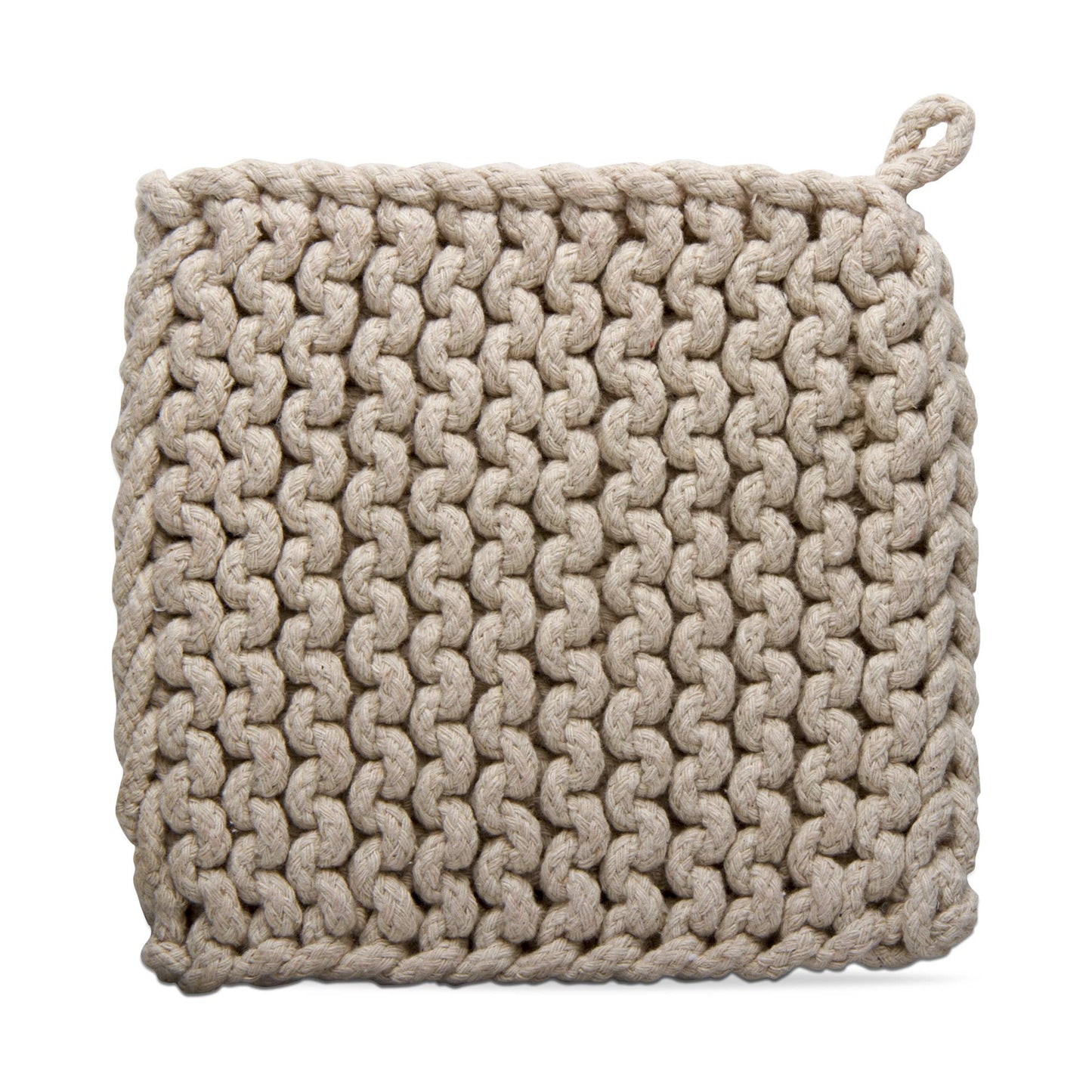 Crochet Trivet Natural Cotton Everyday