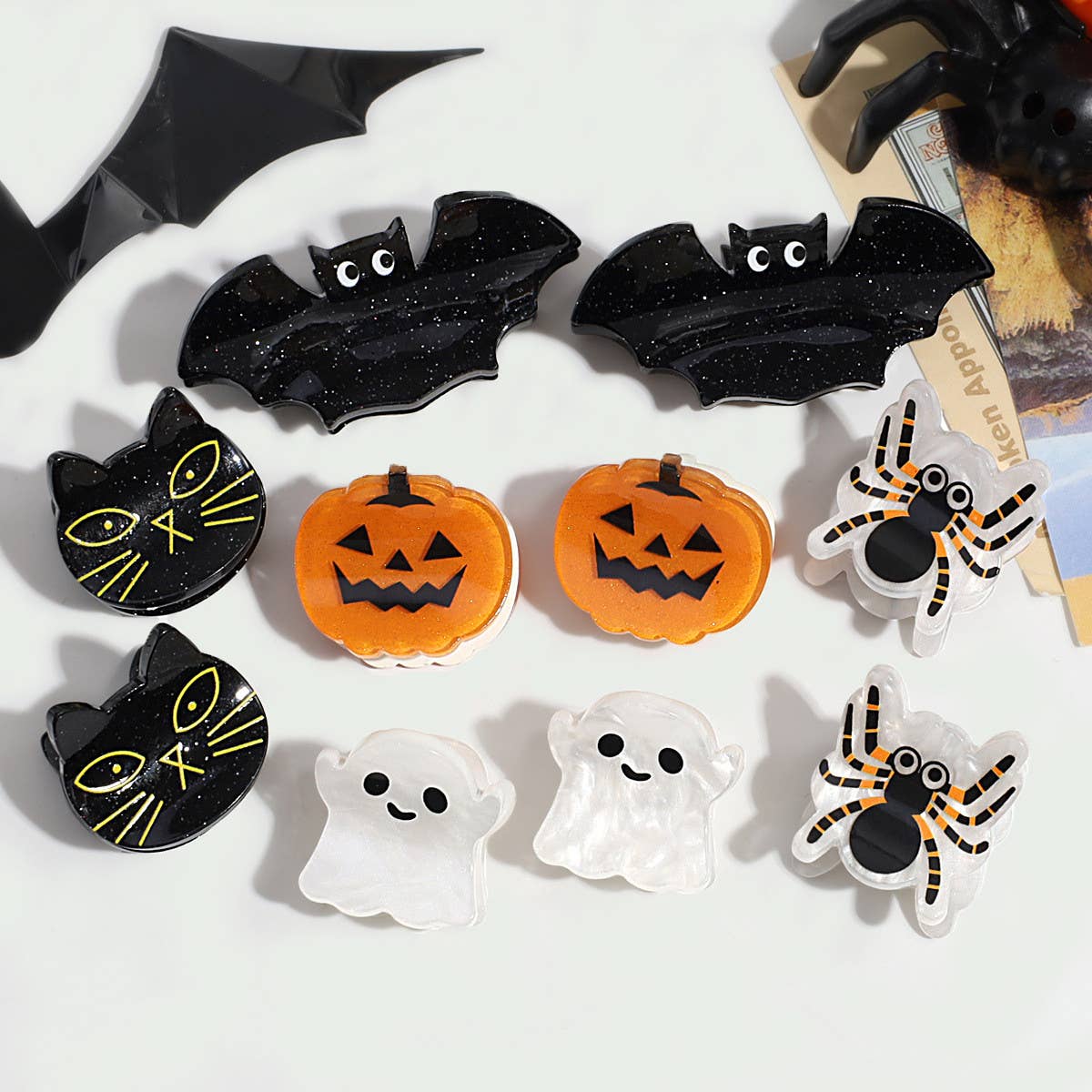 Halloween Mini Hair Claw Set