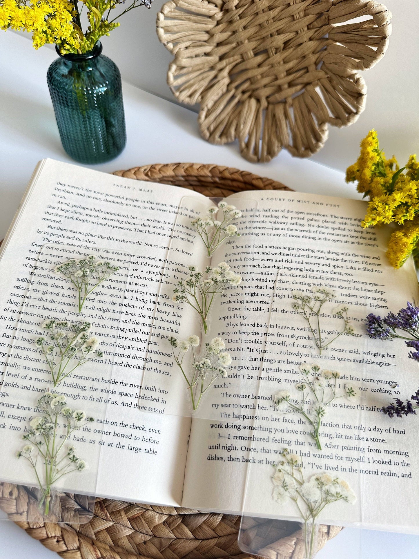 Babies breath bookmark