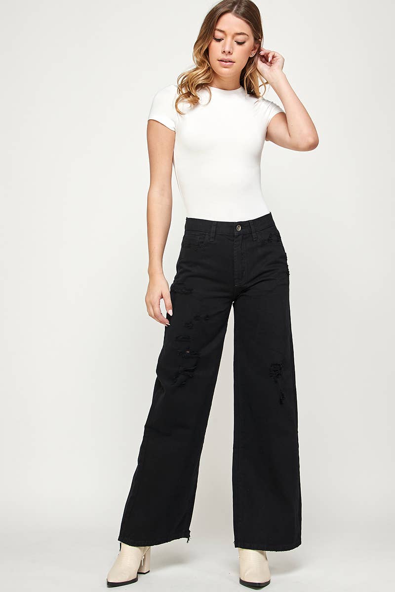 Take a Seat Black Jeans