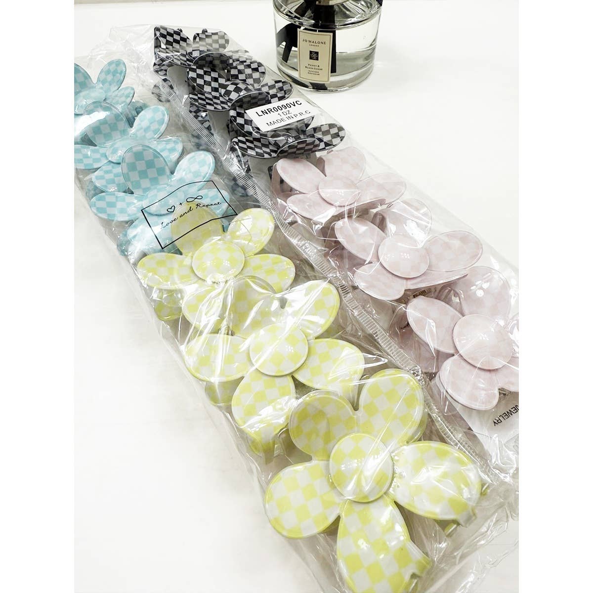 Maisy Daisy Checkered Hair Claw Clip
