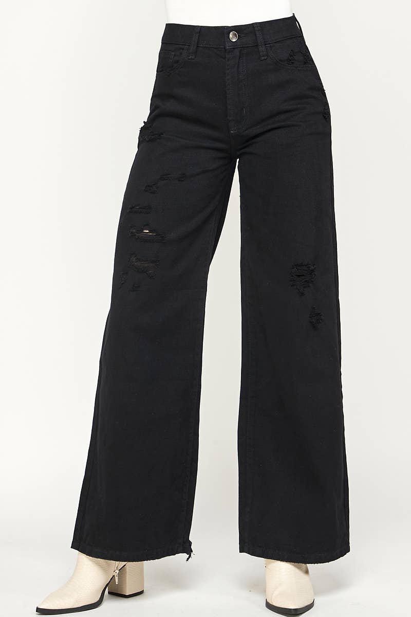 Take a Seat Black Jeans