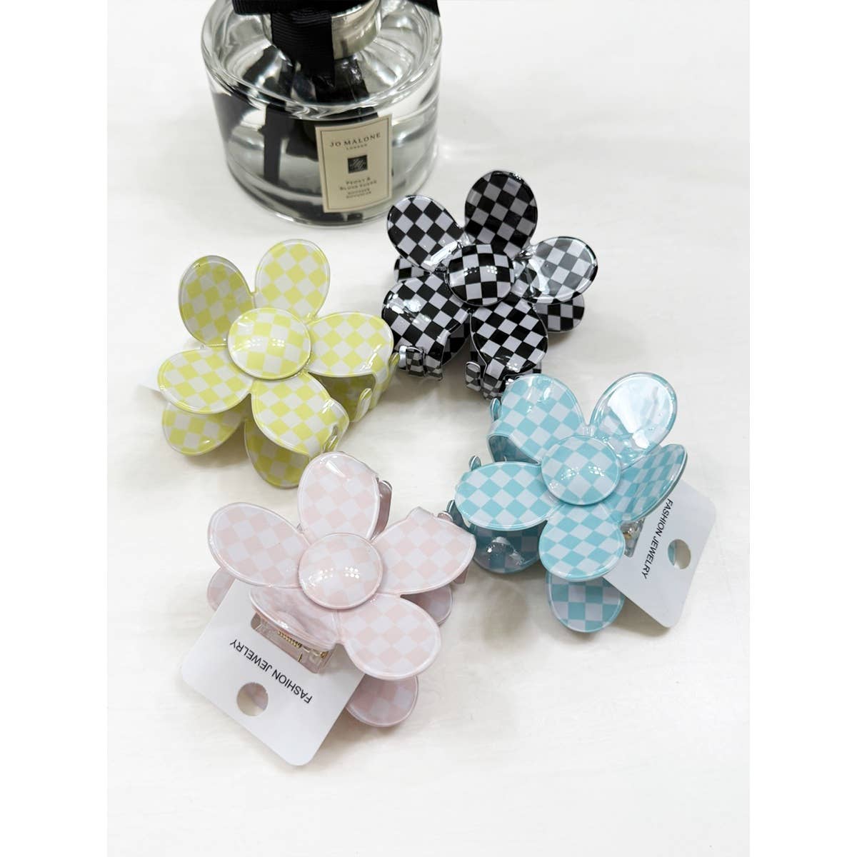 Maisy Daisy Checkered Hair Claw Clip