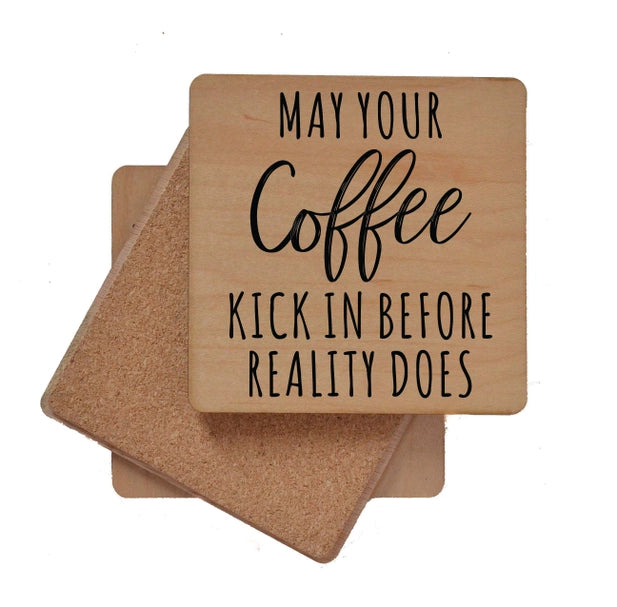 Wood Quirky Coaster