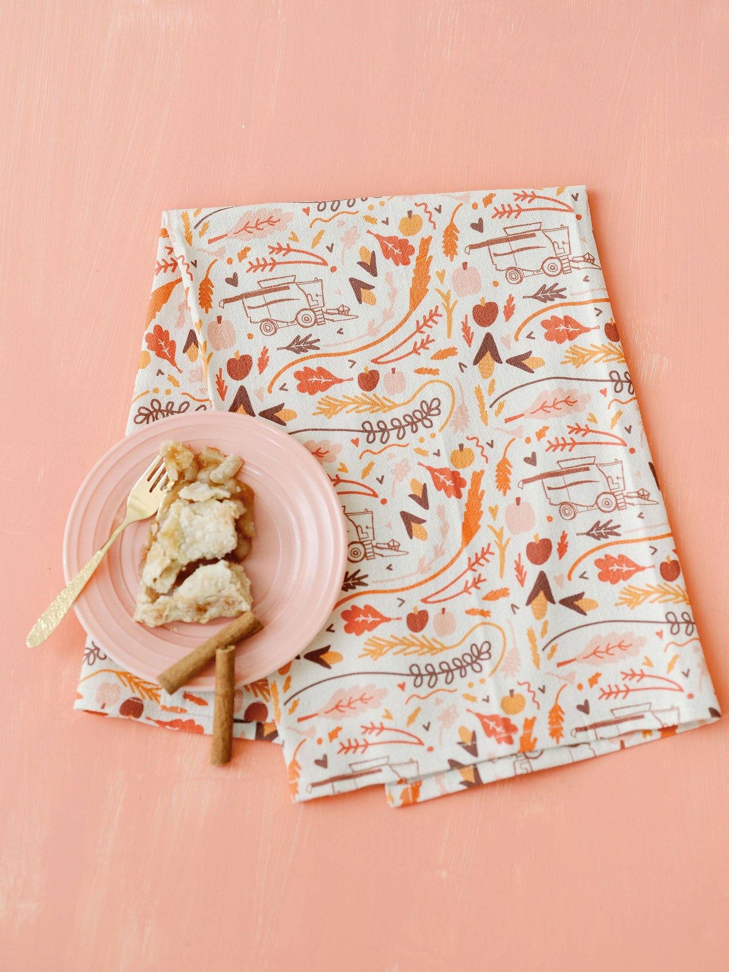 Harvest Full Pattern Flour Sack Towel | Tea Towel, Fall