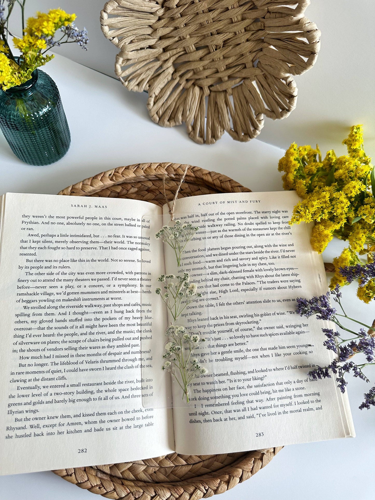 Babies breath bookmark