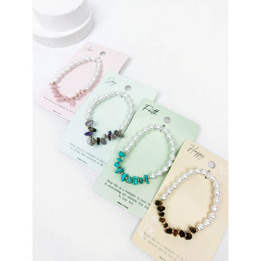 Inspirational Cards with Two Tone Bracelet